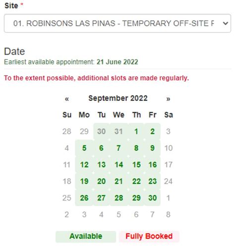 www dfa gov ph appointment slots